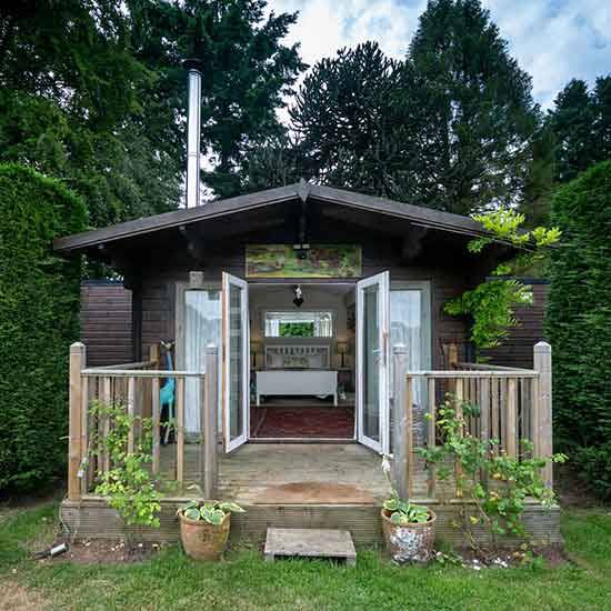 Fern Holt Cabin accommodation for groups in Shere Surrey